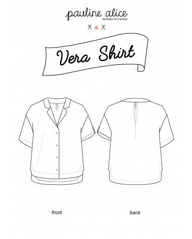 Vera shirt PDF Pattern